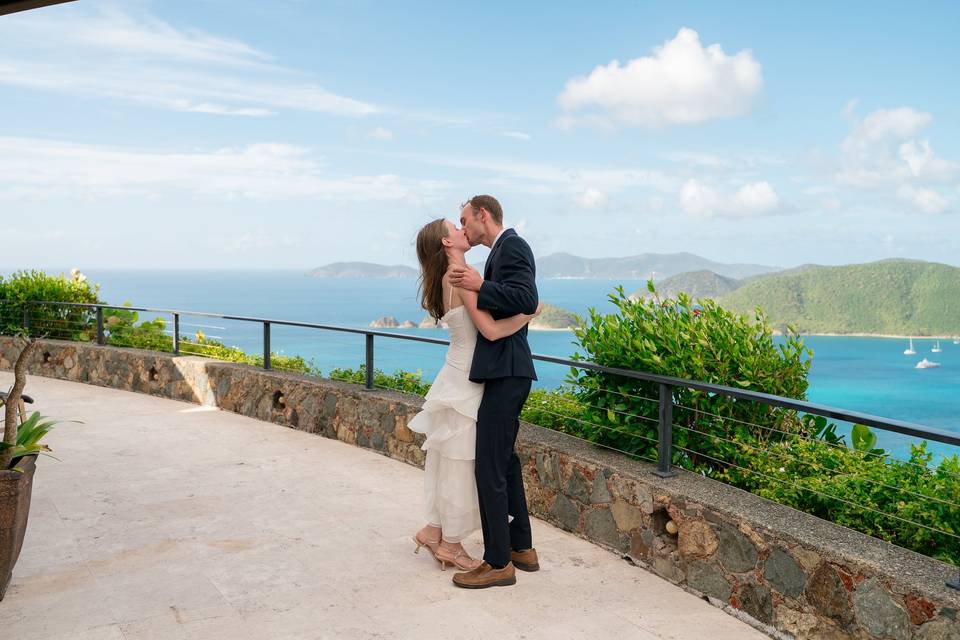 Overlooking the BVI