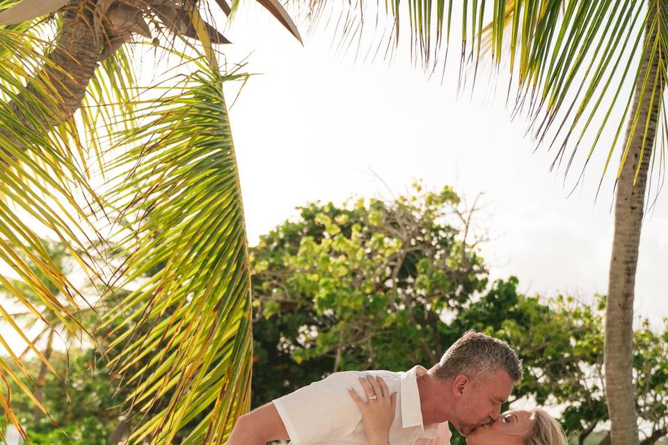Sunset wedding at the Castle