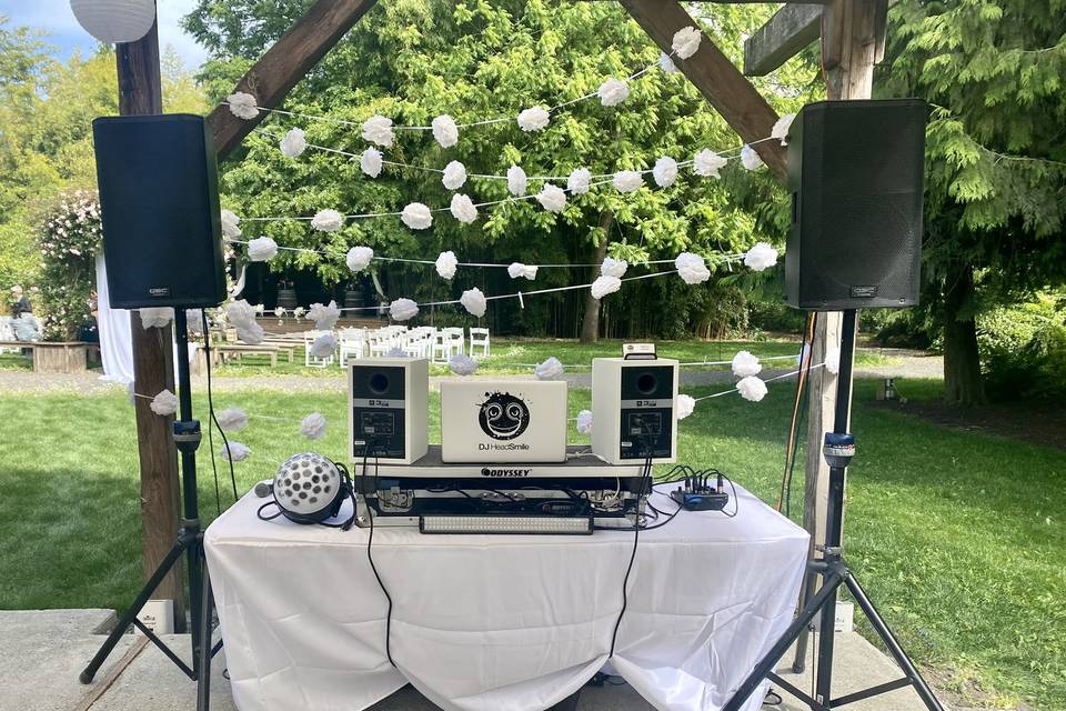 DJ setup