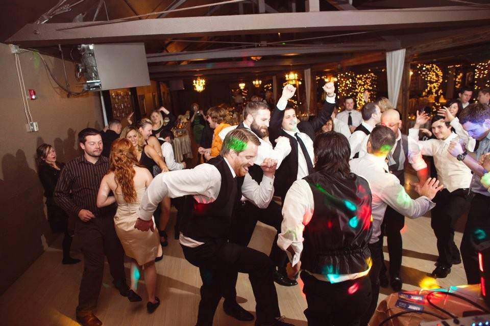 Wedding dance party