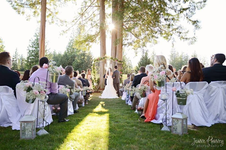 Outdoor wedding