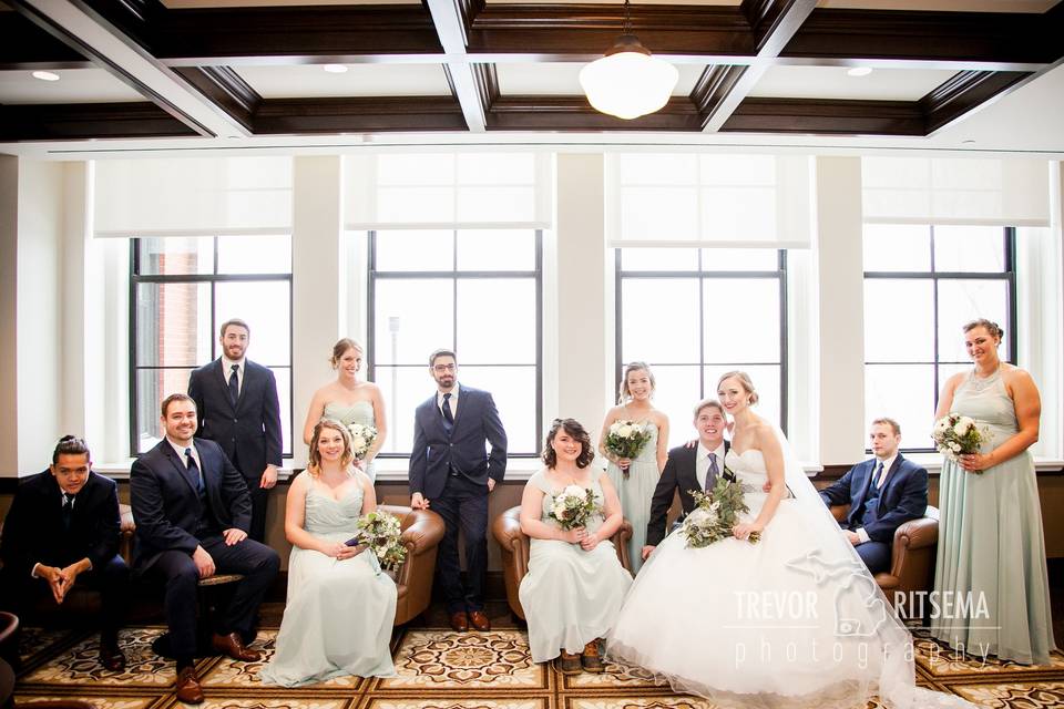 The wedding party - Trevor Ritsema Photography