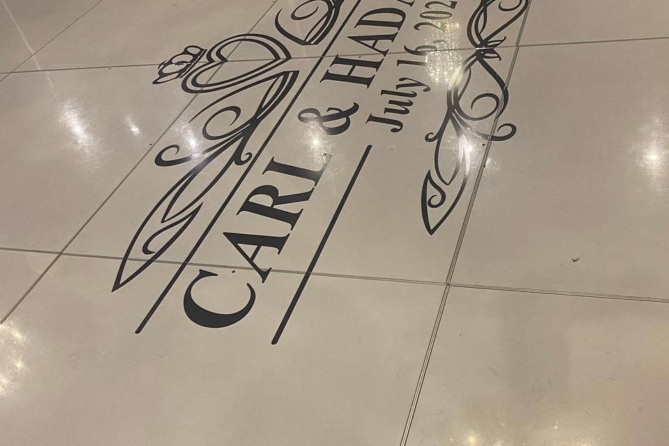 Checkerboard floor