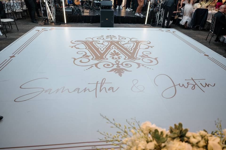 Dancefloor at the Hilton