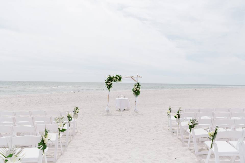 Longboat key Beach Ceremony