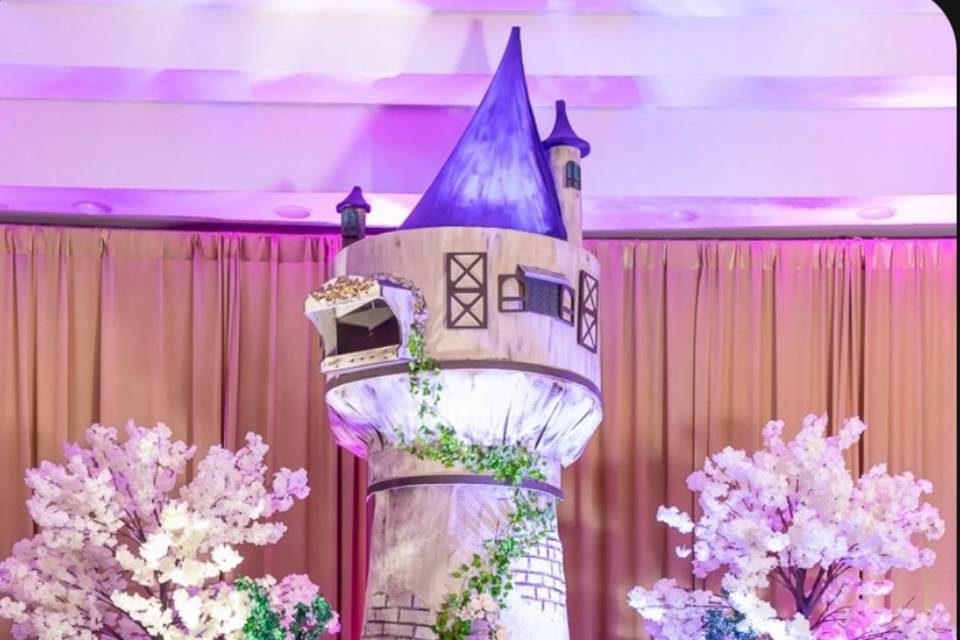 Quinceanera Fake Cake Display