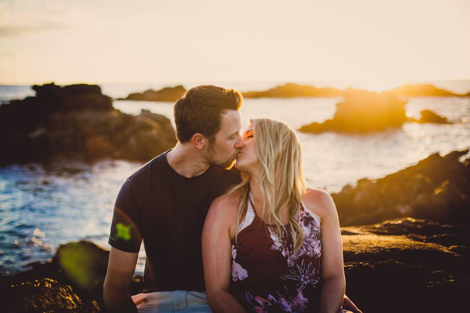 Sunset kisses - Kelilina Photography and Films