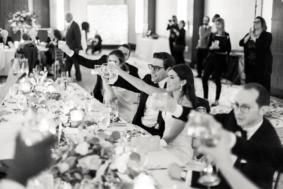 A toast to the lovely couple - Kelilina Photography and Films