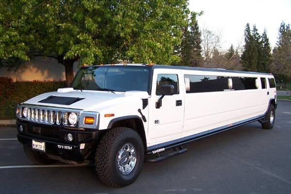 White truck type limo