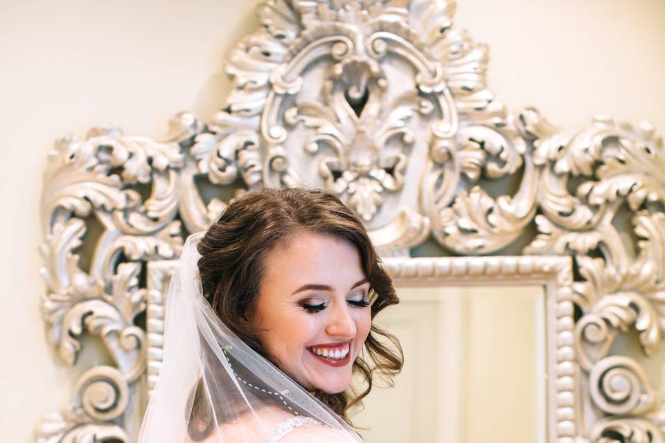 Happy bride