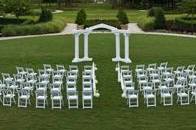 Wedding ceremony setup