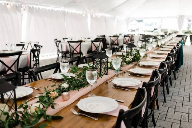 Reception tent