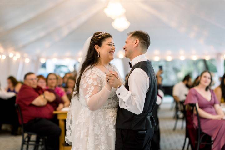 Reception tent