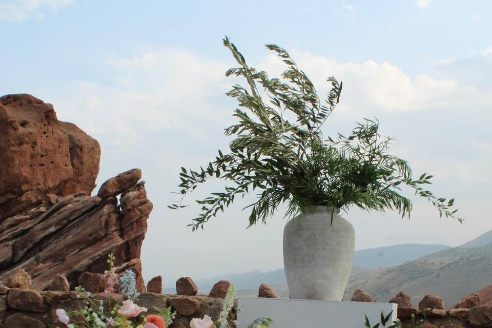 Altar Pieces with Greenery