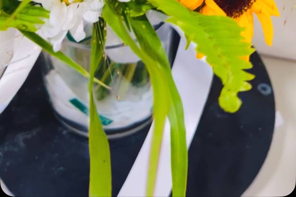 Sunflowers and Daisies