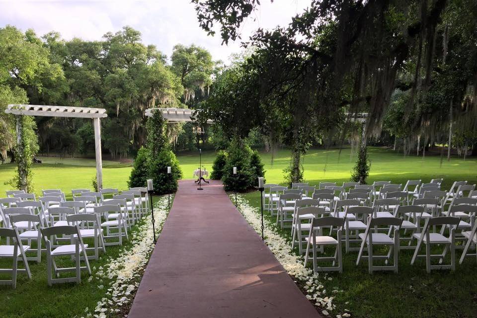 Pool site and walk way