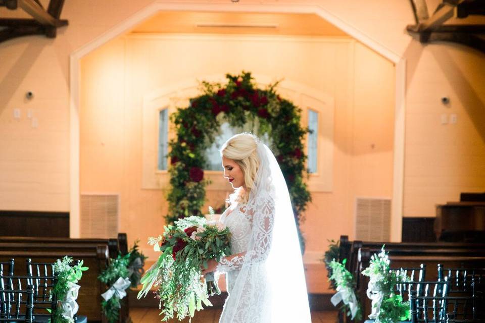 Walking down the aisle