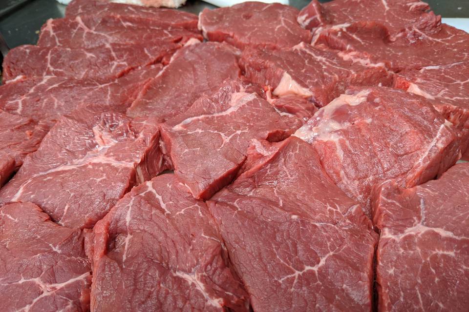 Hand cut sirloins