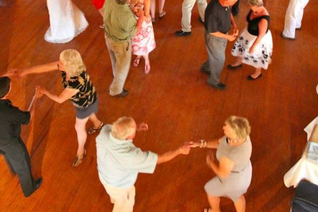 Wedding dance party