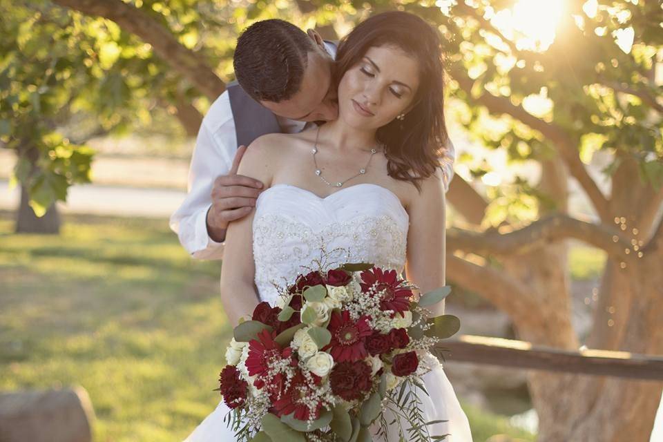 Draping bouquet