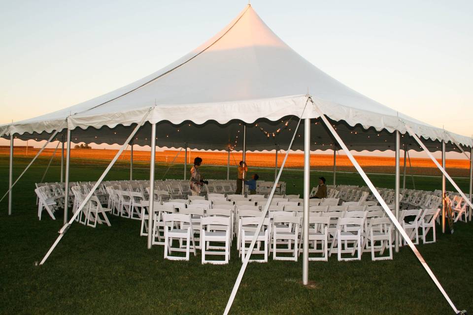 Chairs setup