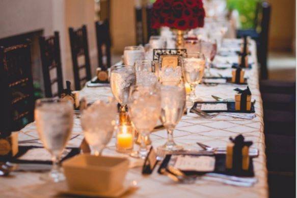 Long table set up