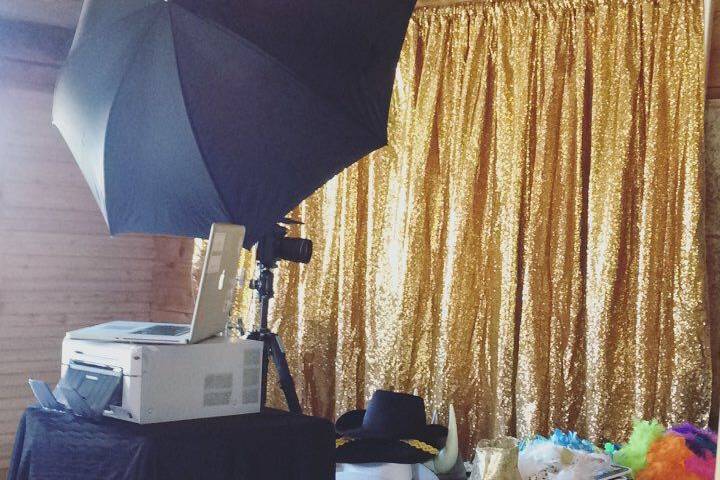 The photo booth