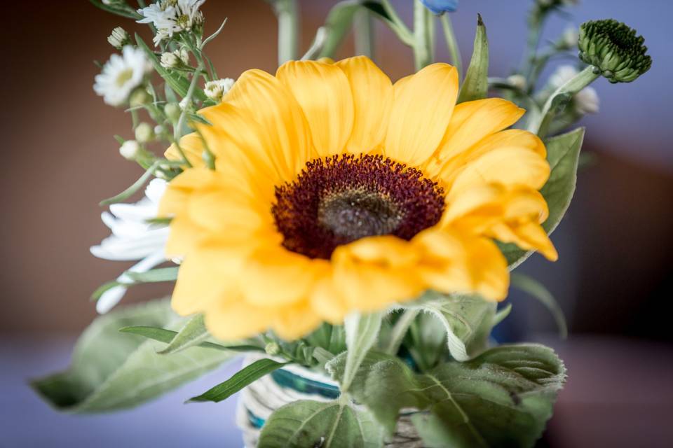 Table settings: yellow fun