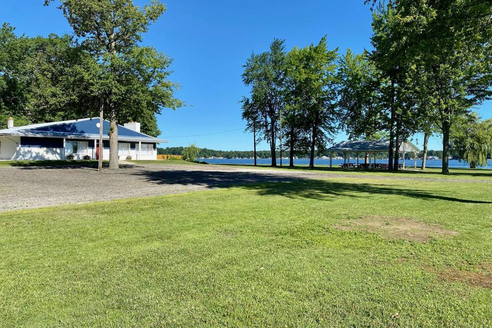 Small pavilion and Boat Club