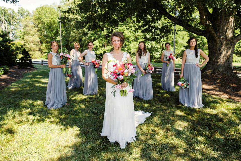 Bride w/attendants