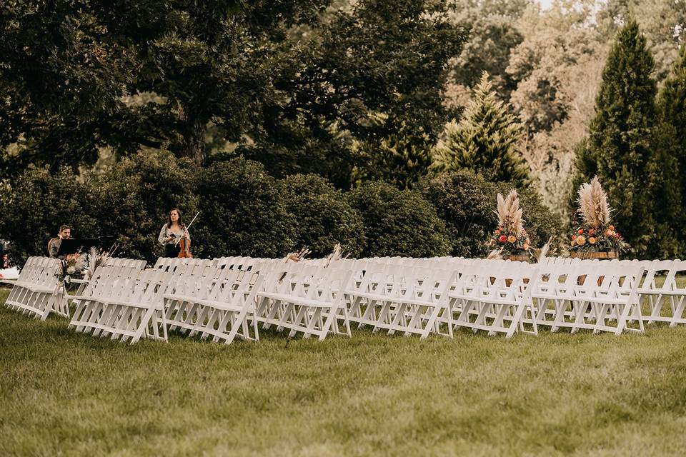 Lawn Wedding Ceremony