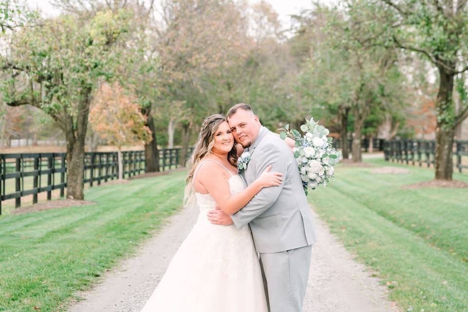 Couple at Entry Drive