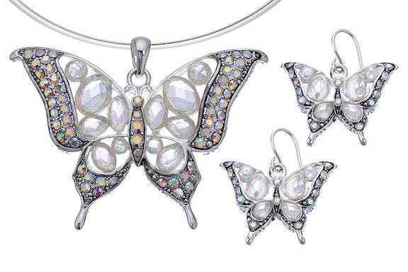 The glitter and glamour in this butterfly set will uplift your sense of nature.  Who wouldn't like that?