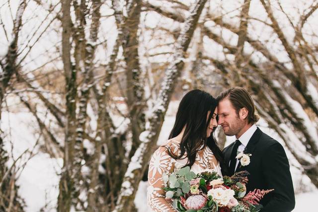 Whitefish MT Winter Wedding