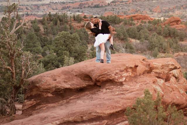 Garden of the Gods Engagement