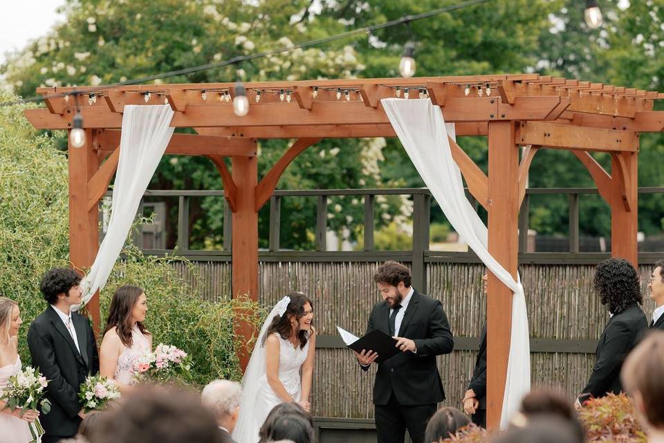 Garden ceremony
