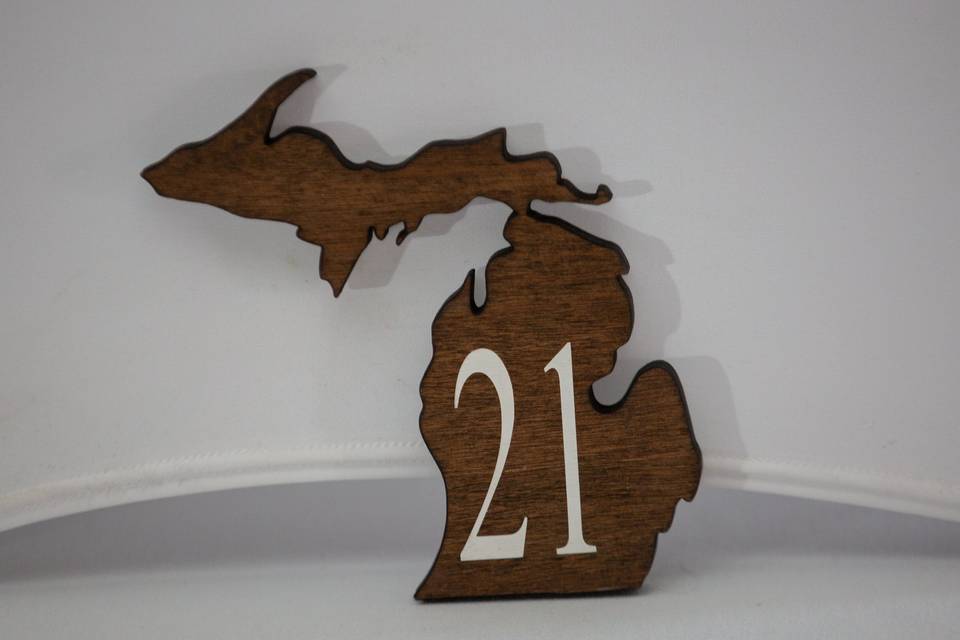 Mitten Table Numbers