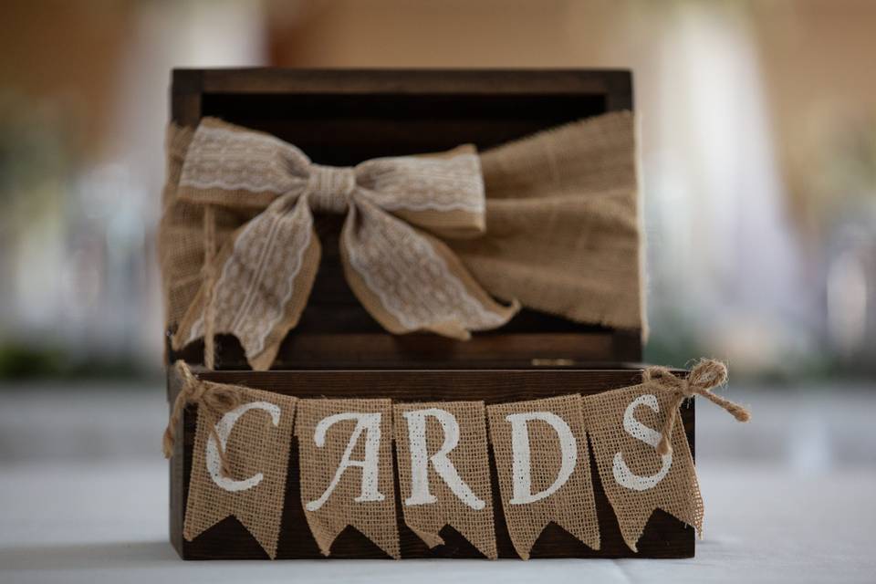 Wood Card Box