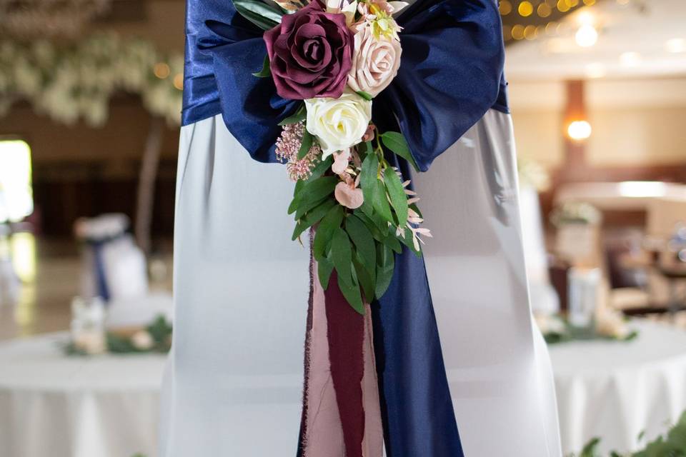 Burgundy Aisle Floral