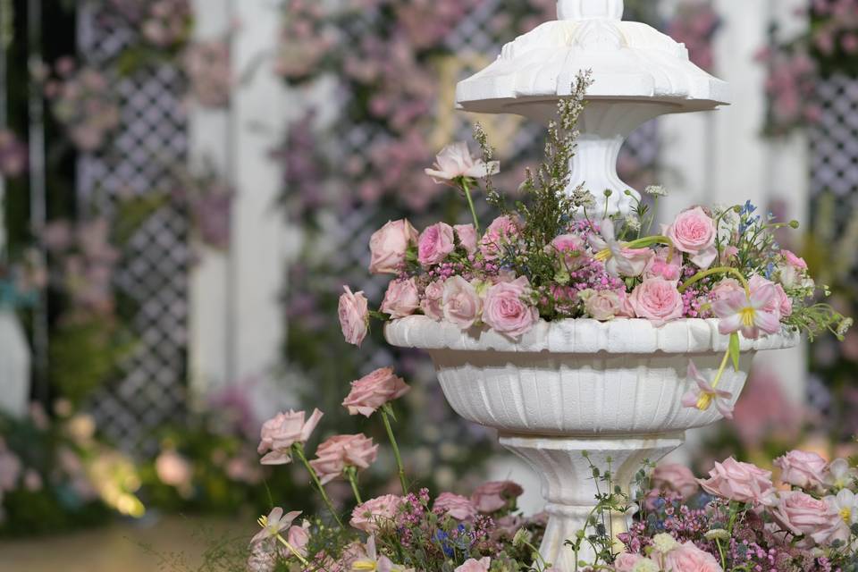 European-Inspired Garden Roman
