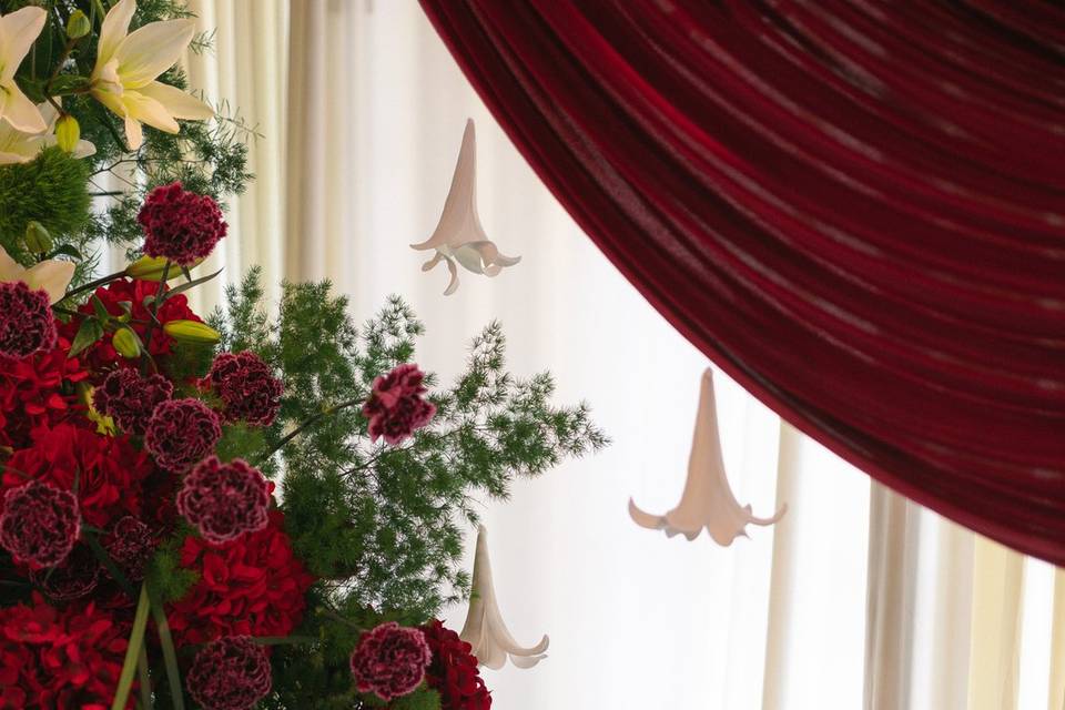 Modern Luxury Red Tea Ceremony