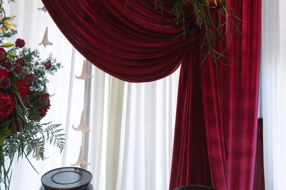 Modern Luxury Red Tea Ceremony