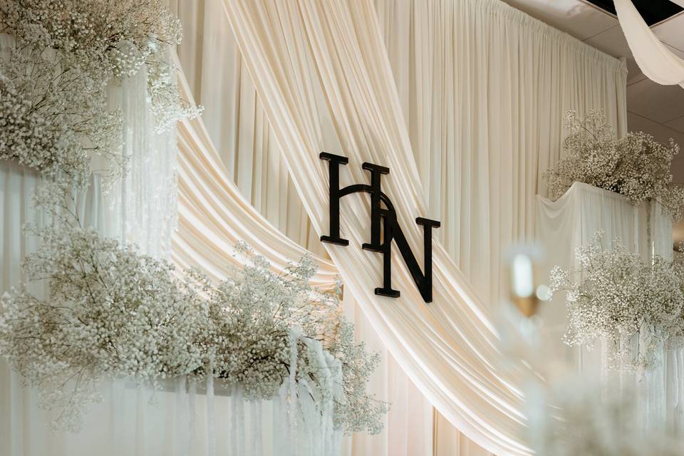 High-End Luxury Wedding Drapin