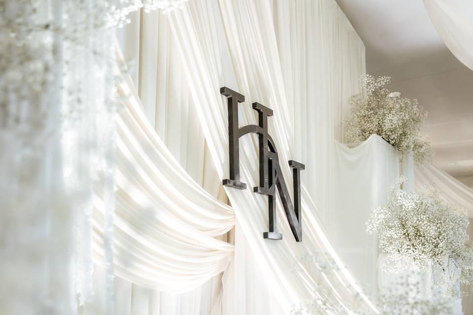 High-End Luxury Wedding Drapin