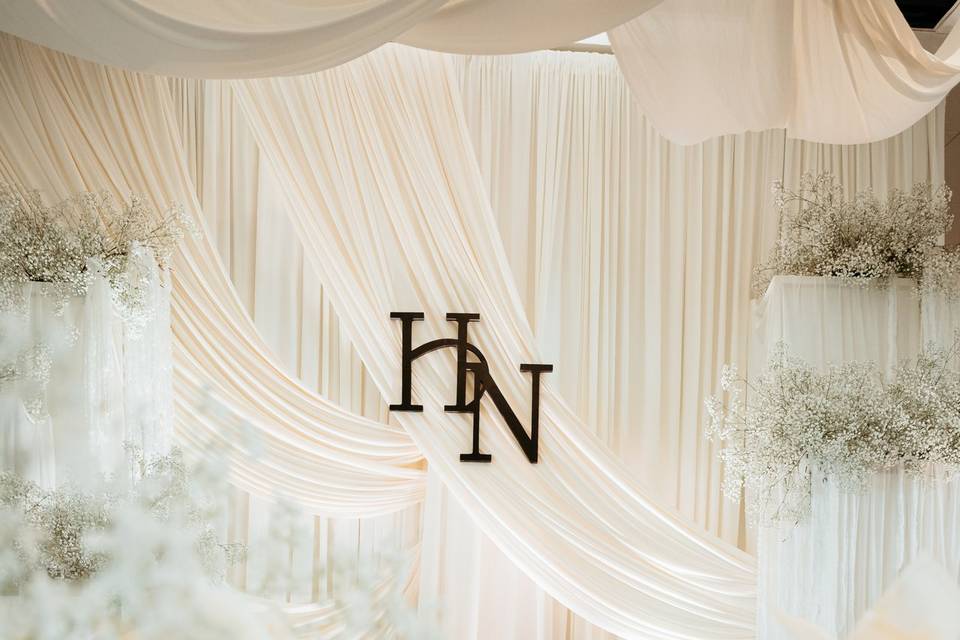 High-End Luxury Wedding Drapin