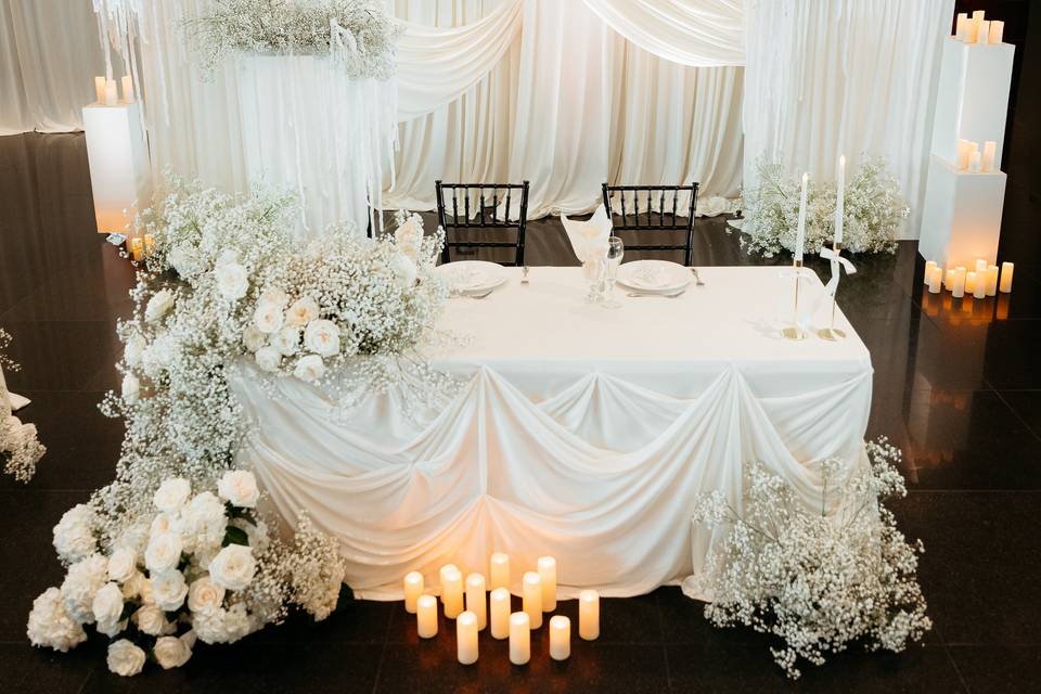 High-End Luxury Wedding Drapin