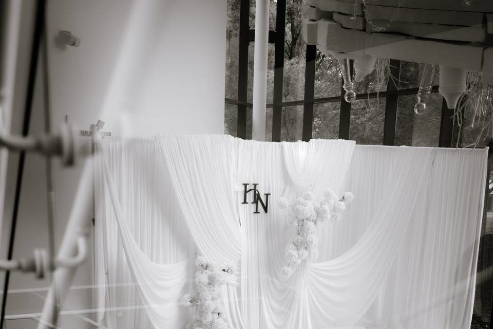 High-End Luxury Wedding Drapin