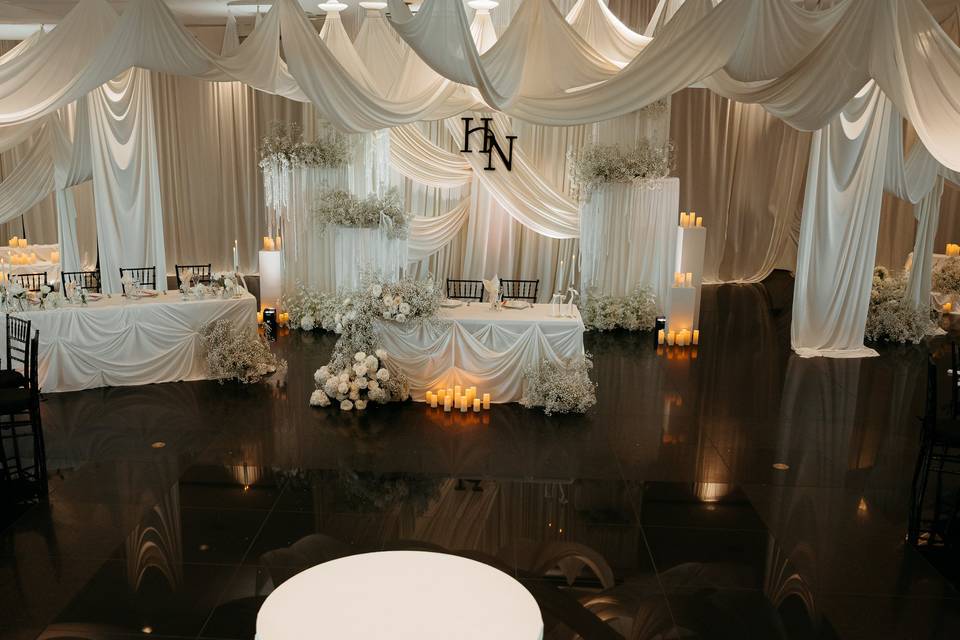 High-End Luxury Wedding Drapin