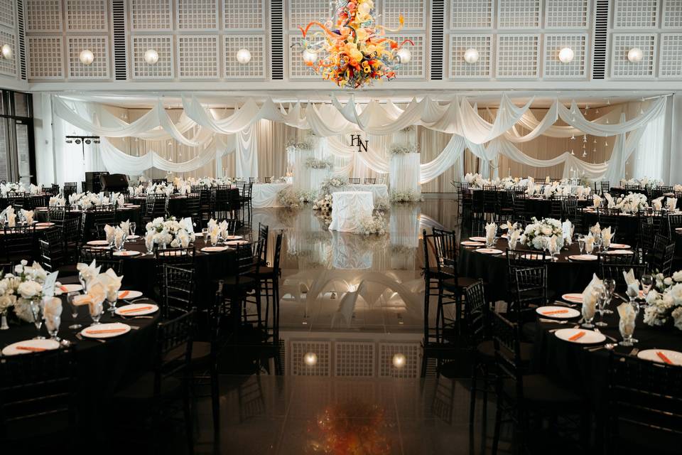 High-End Luxury Wedding Drapin