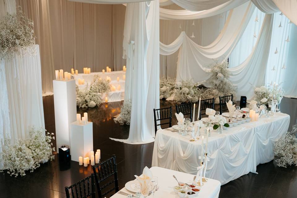 High-End Luxury Wedding Drapin